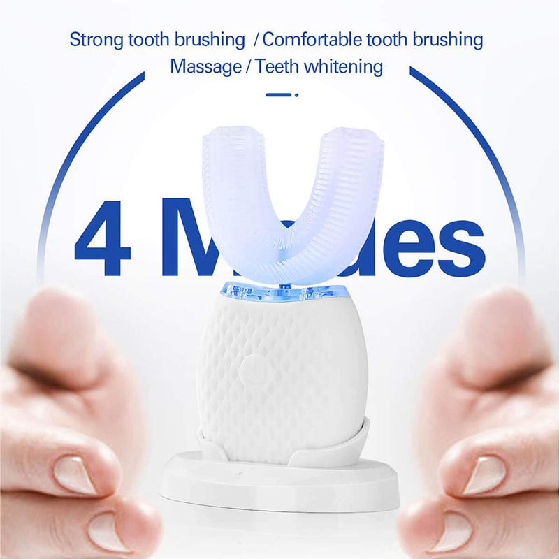 Silicone Electric Toothbrush 360° for Adult Smart Automatic Whitening