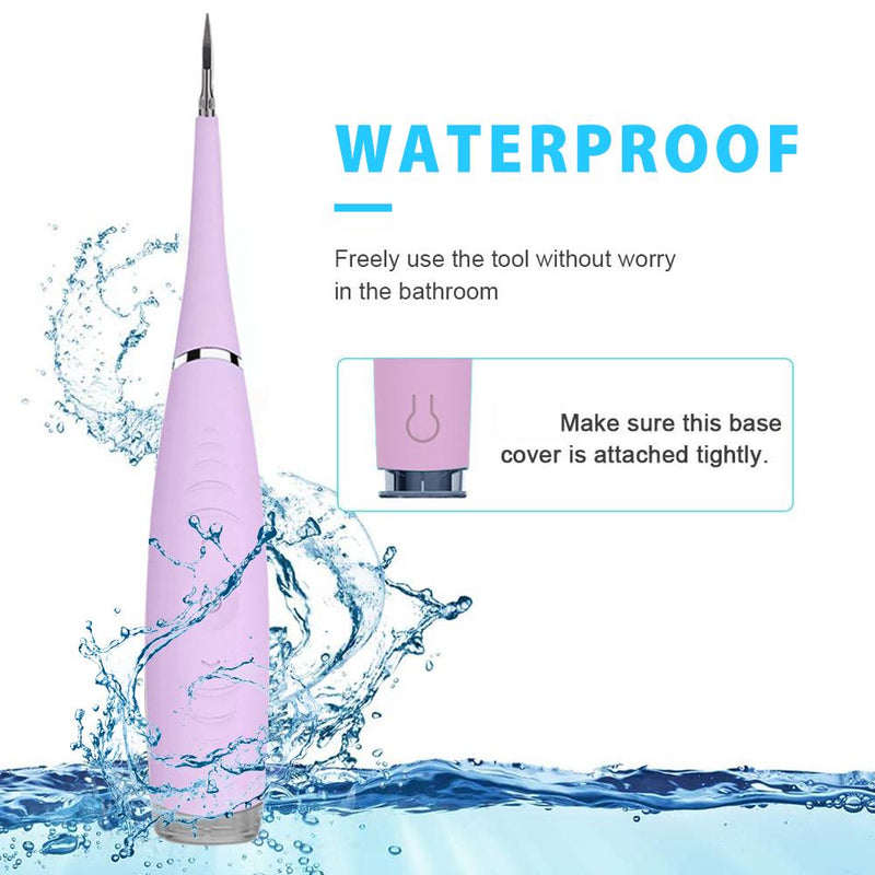 Ultrasonic Teeth Cleaning Scaler Waterproof Calculus Plaque Remover Tool